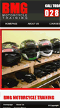 Mobile Screenshot of bmgmotorcycletraining.com