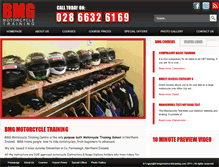 Tablet Screenshot of bmgmotorcycletraining.com